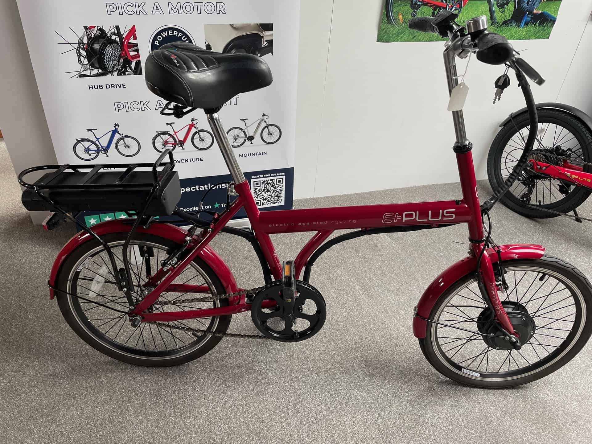 e plus mantra 20 inch wheel unisex 24v 250w compact ebike (used)
