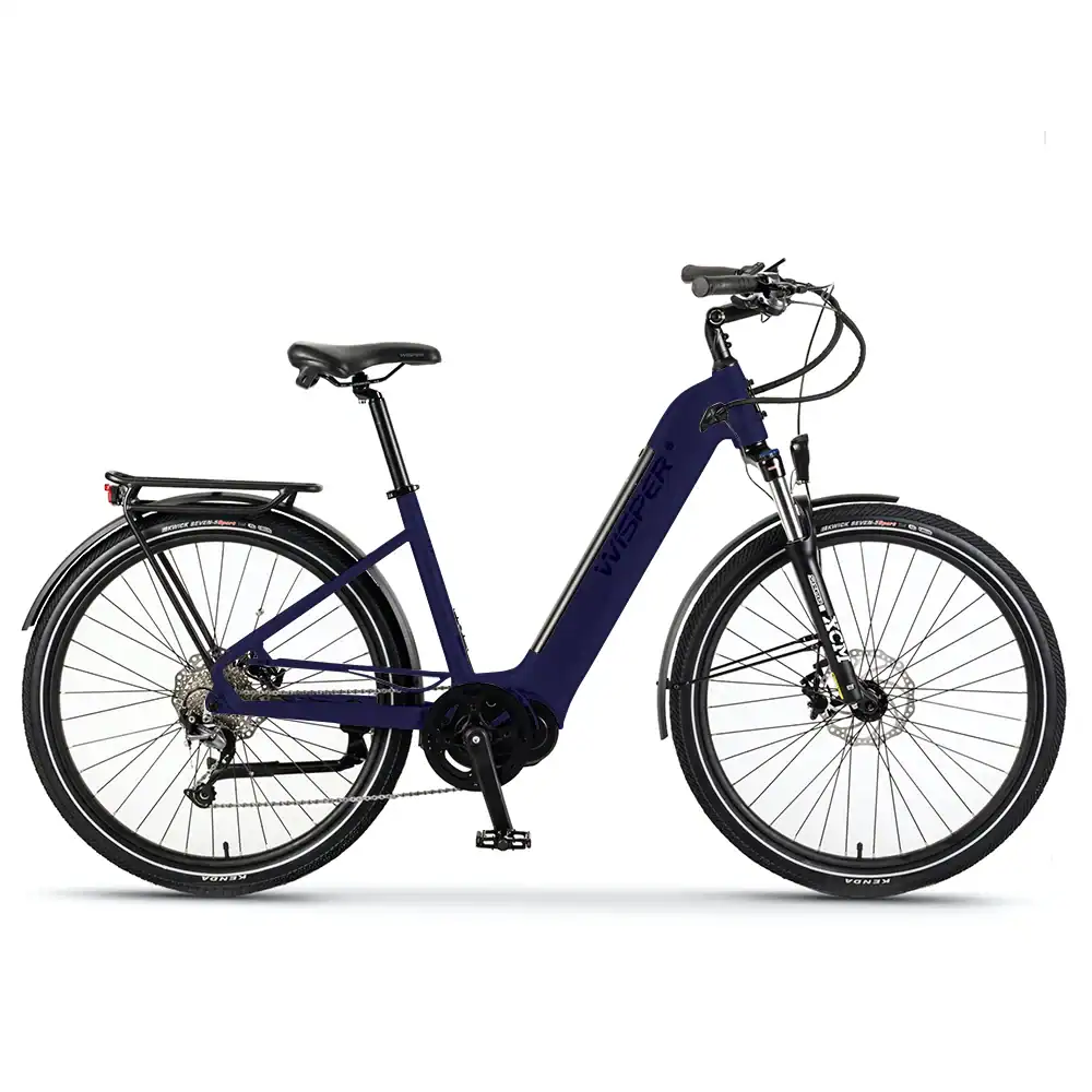 wisper wayfarer m7 mid drive step through 43v e bike