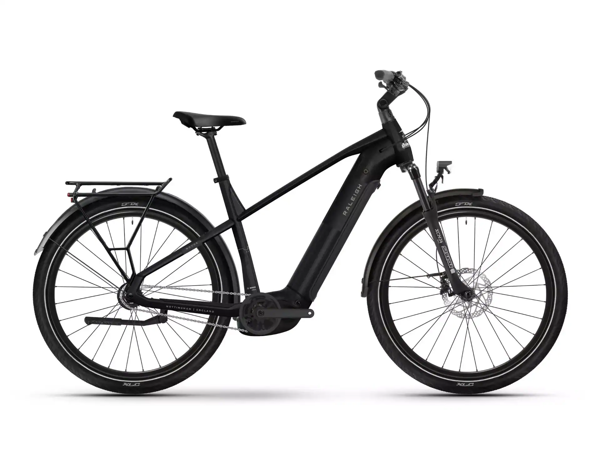 2026 raleigh novus hub onyx black gloss ebike