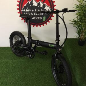 e go lite+ 36v folding electric bike available in black / white / red