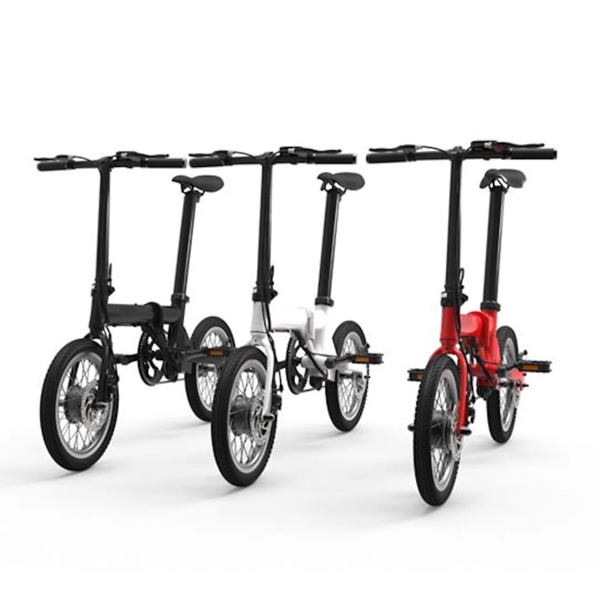 e go lite 36v lightweight folding e bike 250w lg 6.4ah battery black white or red