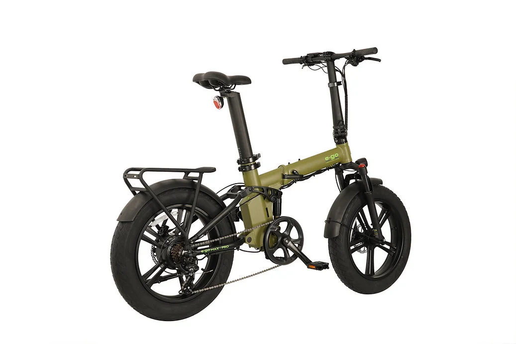 e go max + pro full suspension fat tyre ebike 500w