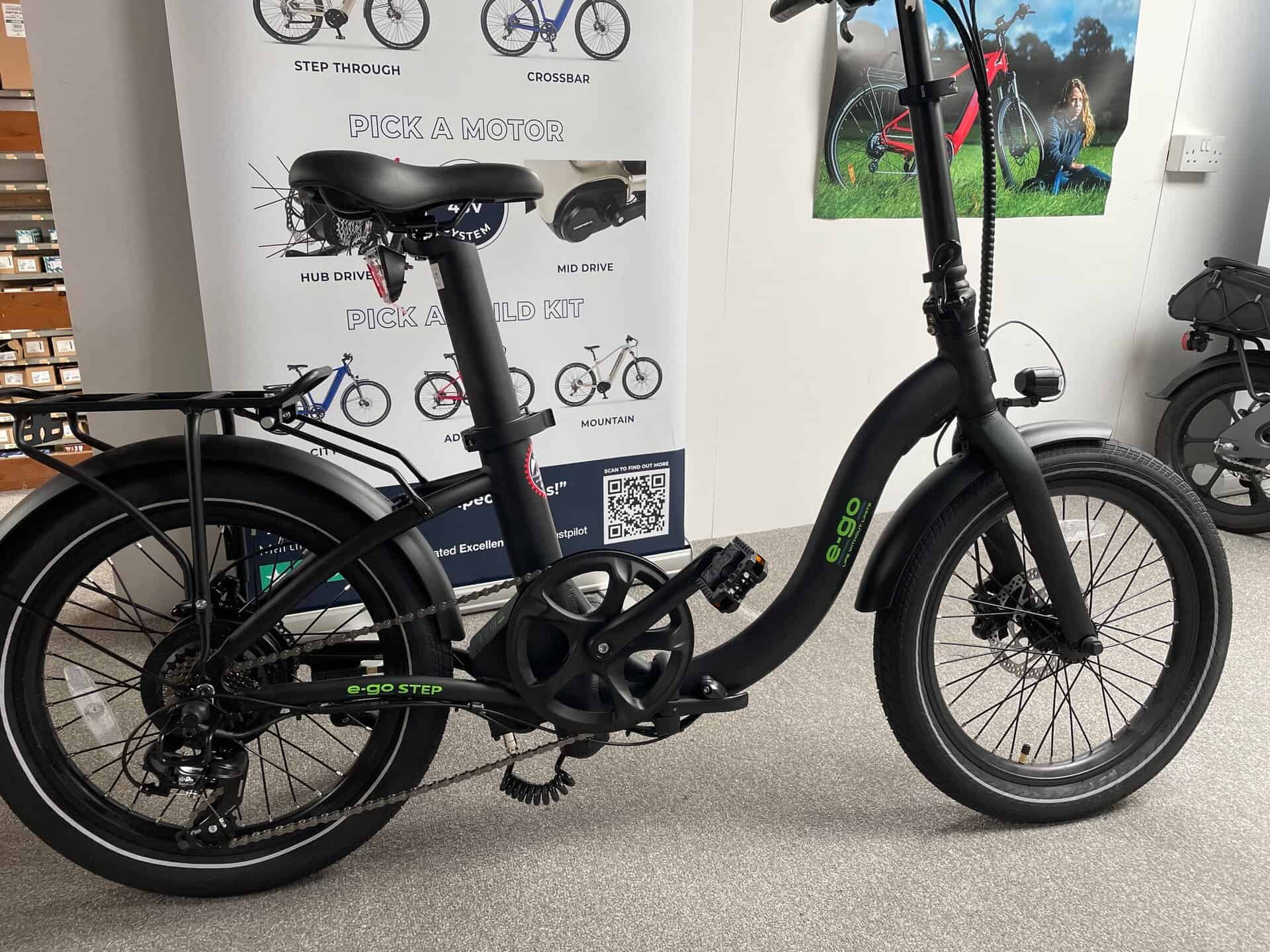 e go step through folding ebike