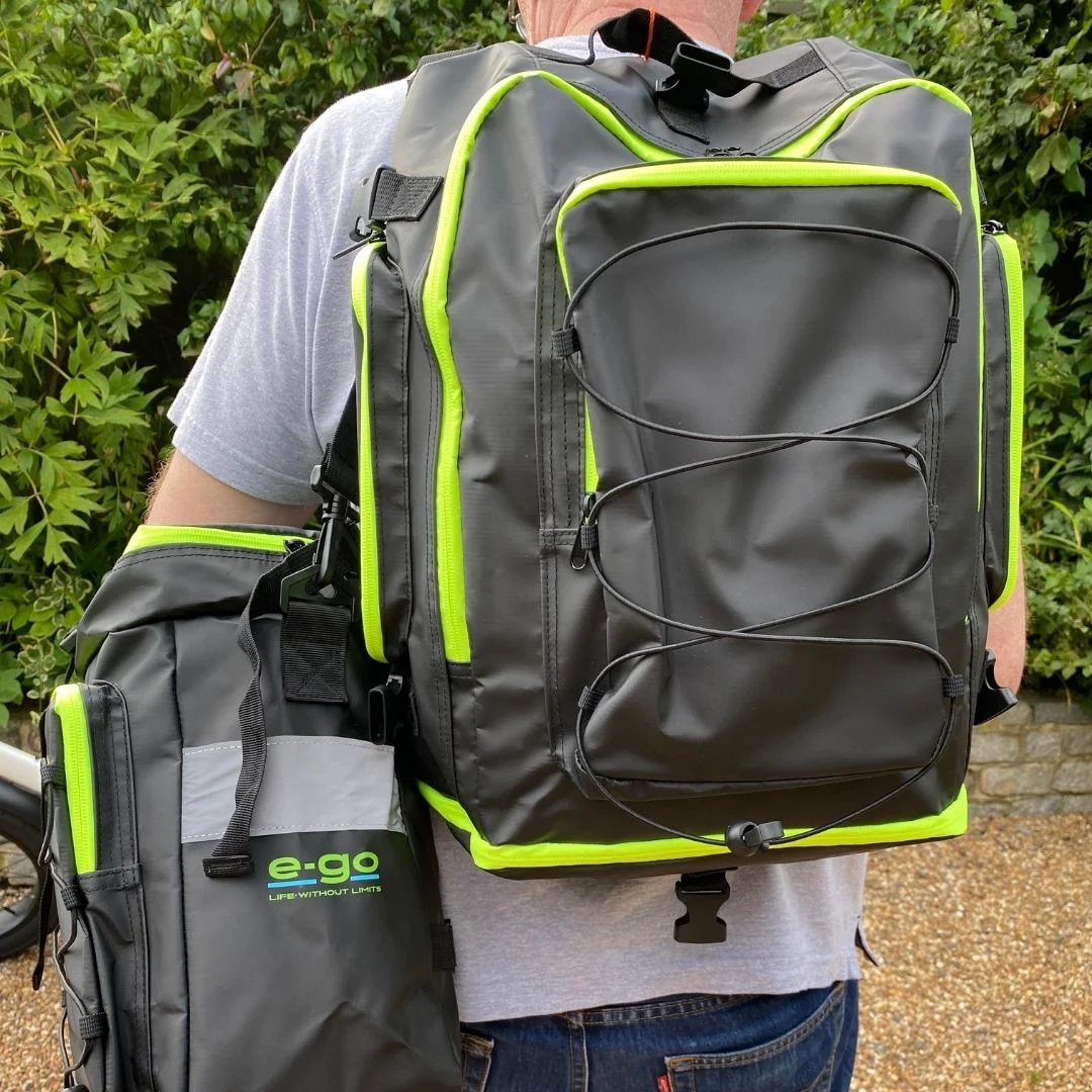 e go xl rear pannier bag & rucksack waterproof