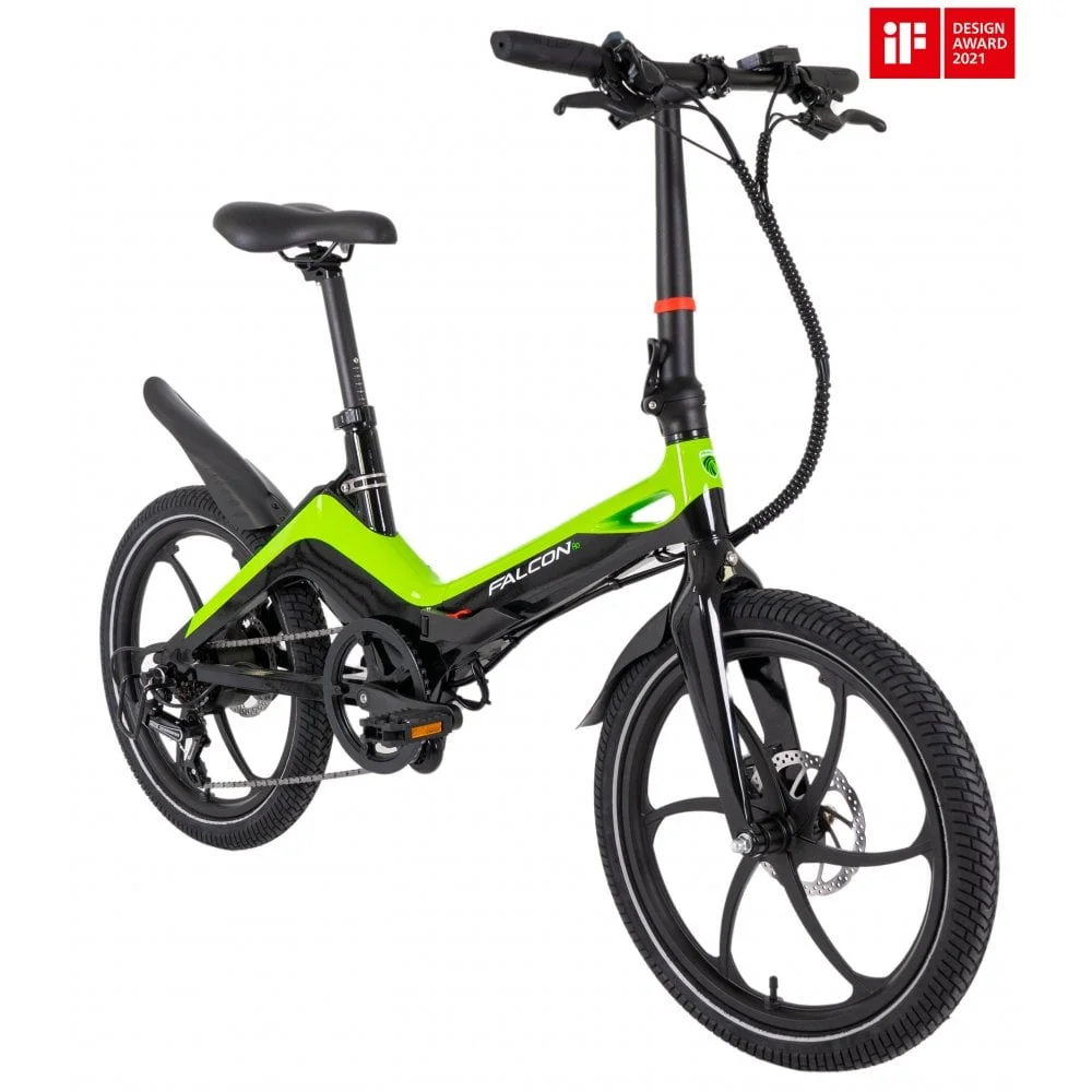 falcon flo folding ebike 20" rim