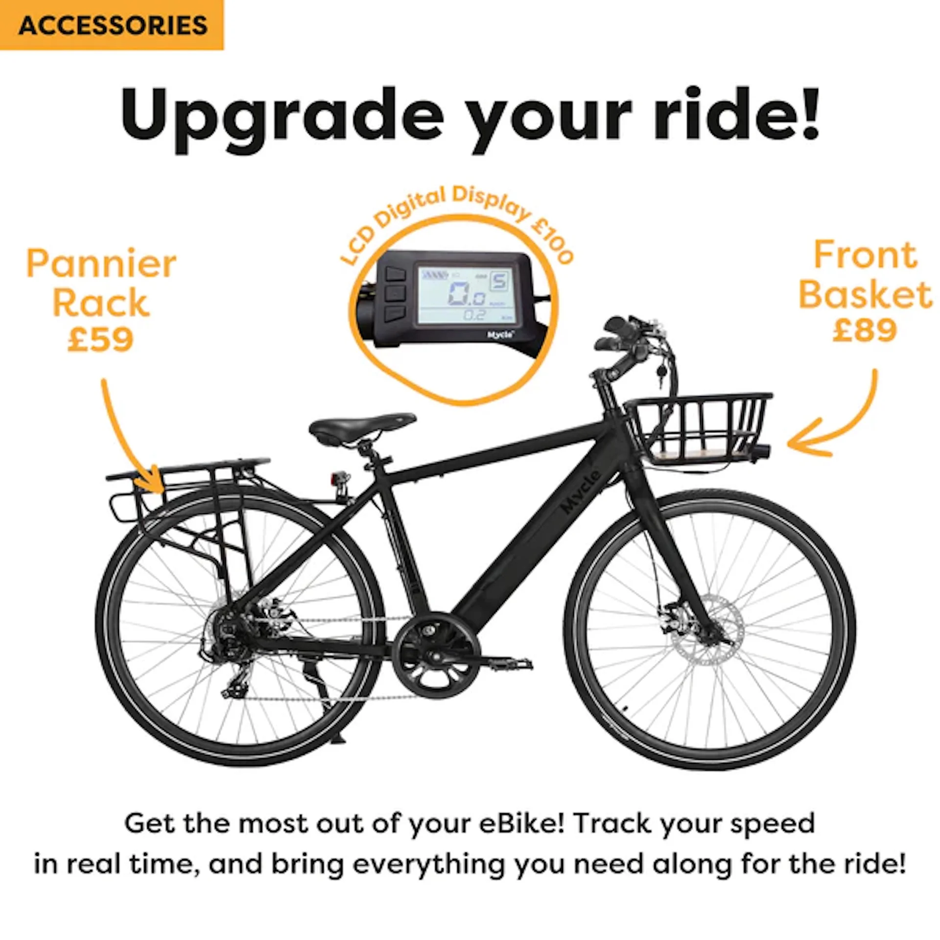 mycle cadence hybrid electric bike