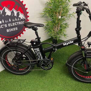 mycle charge fat tyre folding electric ebike