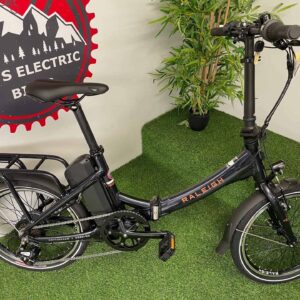 raleigh stow e way folding step through touring ebike (used)